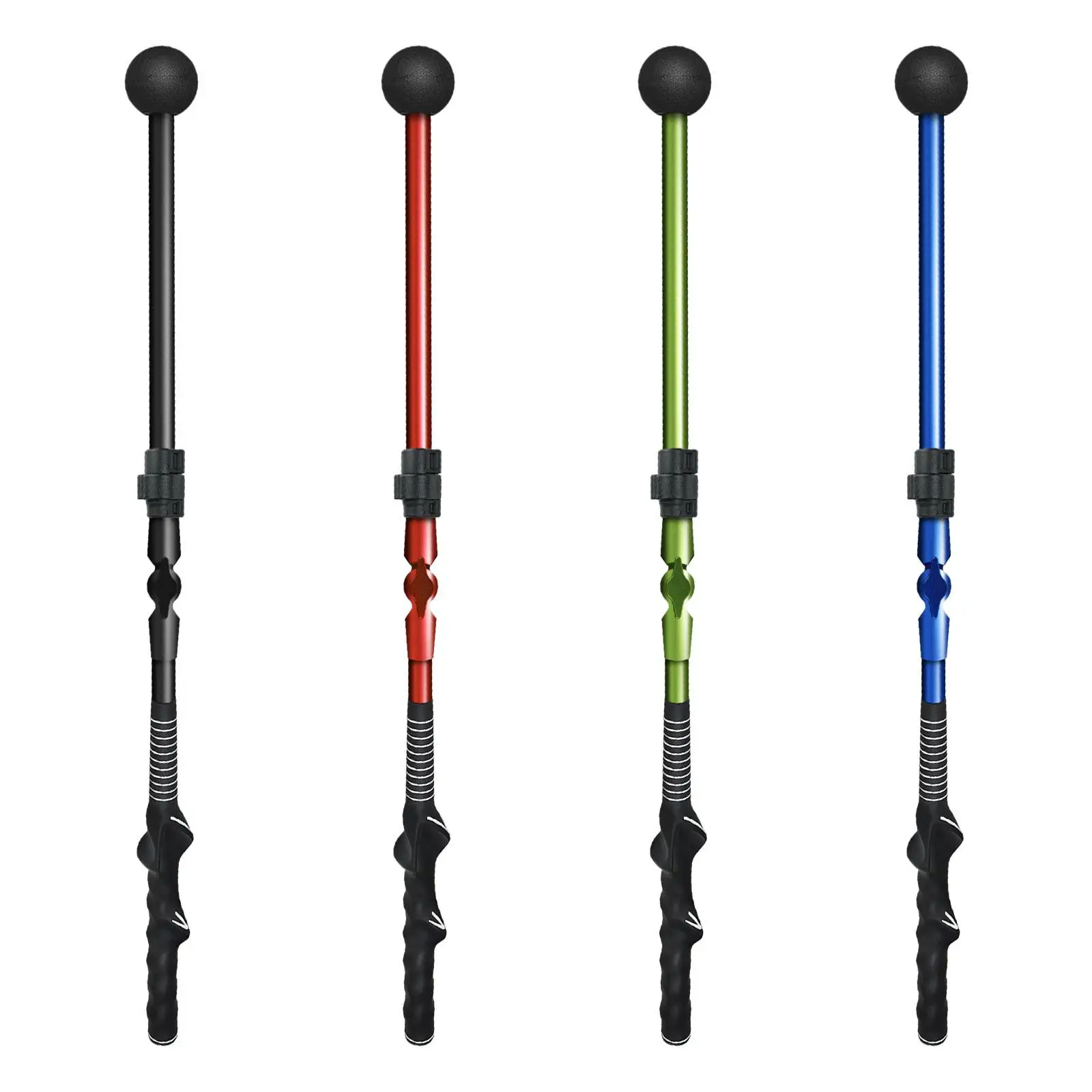 Golf Swing Trainer Telescopic Tool Comfortable Grip Adjustable Golf Practice