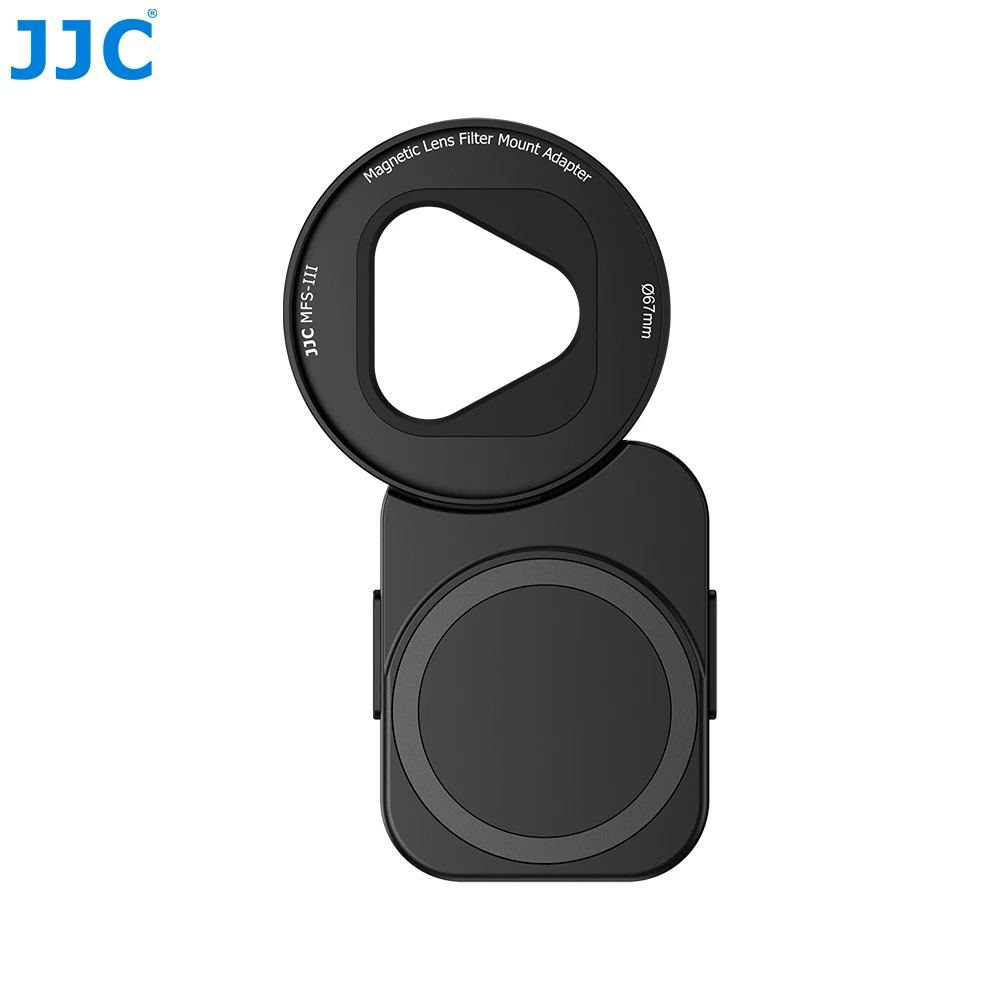 Magnetyczny uchwyt na filtr do telefonu JJC, adapter filtra obiektywu do iPhone 17 Pro Max 17 16 15 14 z mocowaniem Cold Shoe 1/4 cala do mikrofonu i statywu — zdjęcie produktu 7
