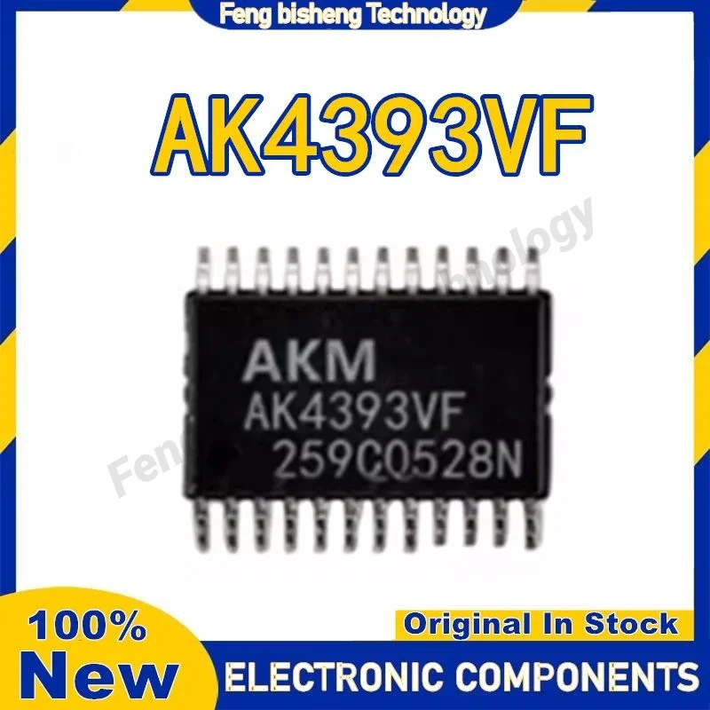 

New Original AK4393VF AK4393 TSSOP-28 IC DAC/AUDIO 24BIT 108K 28VSOP in stock