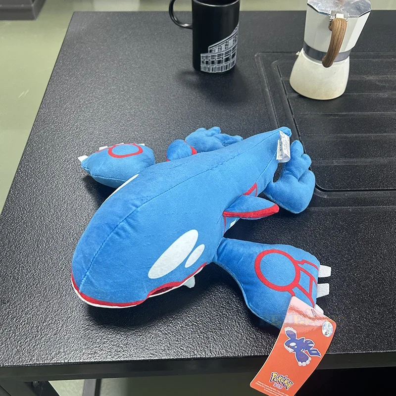 30cm oryginalny legendarny Pokemon pluszowy Kyogre miękkie lalki Anime rzuć poduszka wypchane zwierzę prezent urodzinowy dla dzieci