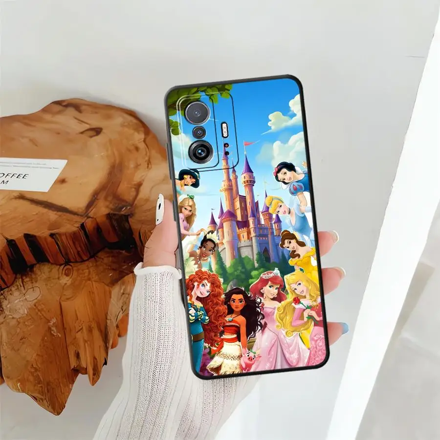 เคสสำหรับ Xiaomi Mi CC9Pro 10 11 13 Lite 11T 14 Pro 9 10T 13 9T ฝาหลังโทรศัพท์แบบนิ่มลายเจ้าหญิงดิสนีย์