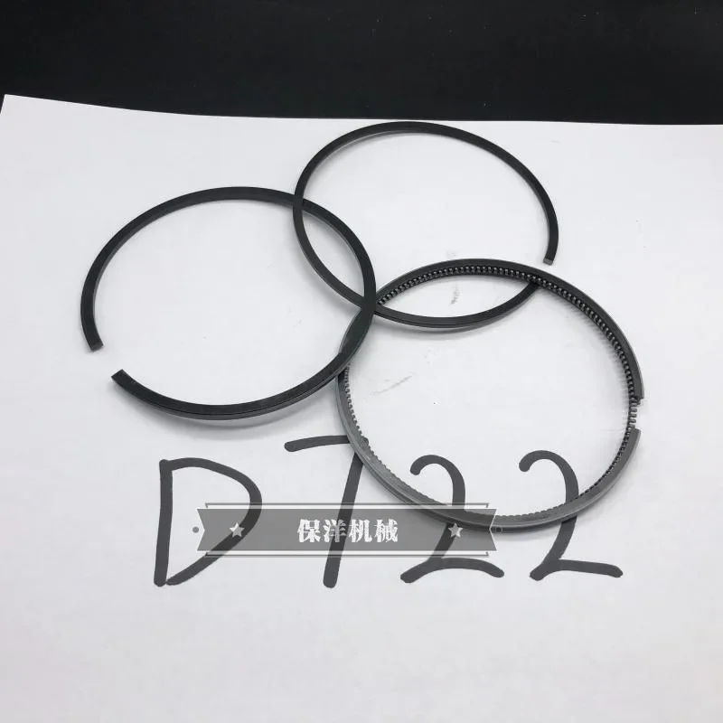 Excavator Generator Set D722  Z482 Digger 67MM 1683-21050 Engine Piston Ring STD Kubota U10-3 KX008-3