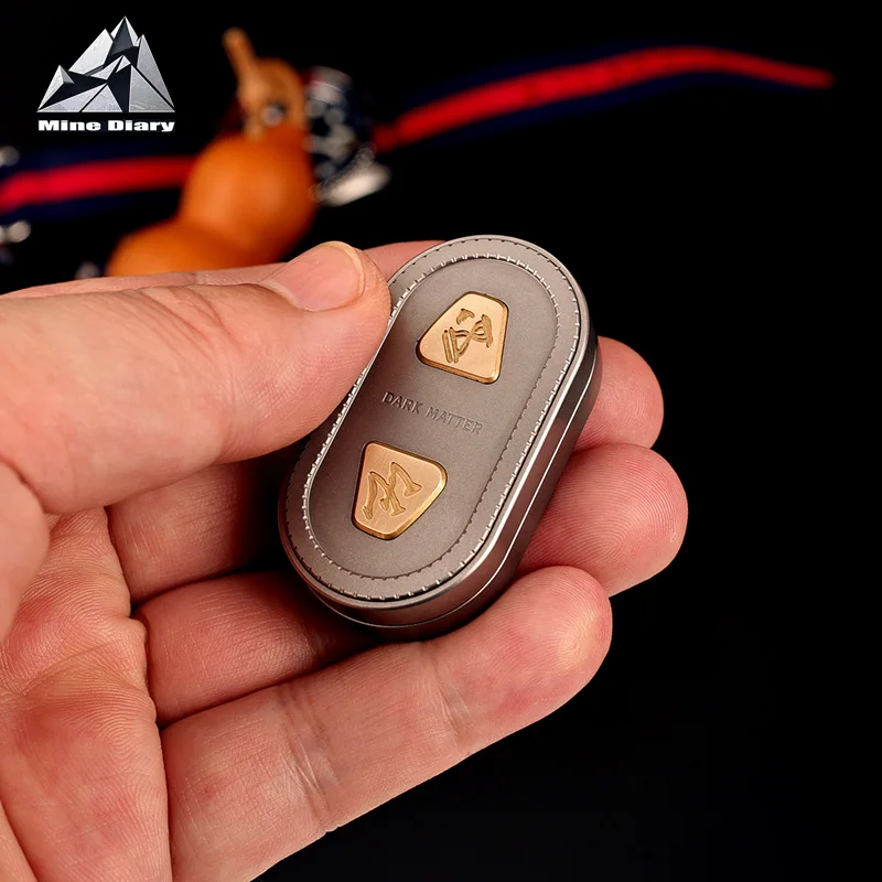 Fashion Machinery Fidget Slide EDC Titanium Alloy Fidget Toys Office Desktop Stress Relief Relaxation Cool Push Slider