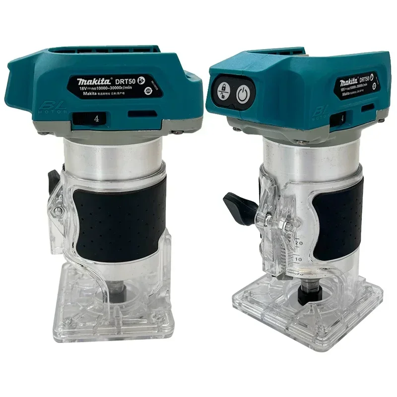 MakitaTrimmer Rechargeable Trimming Machine Brushless Slotting Tool DRT50 Cordless  Milling Woodwork Engraving Machine