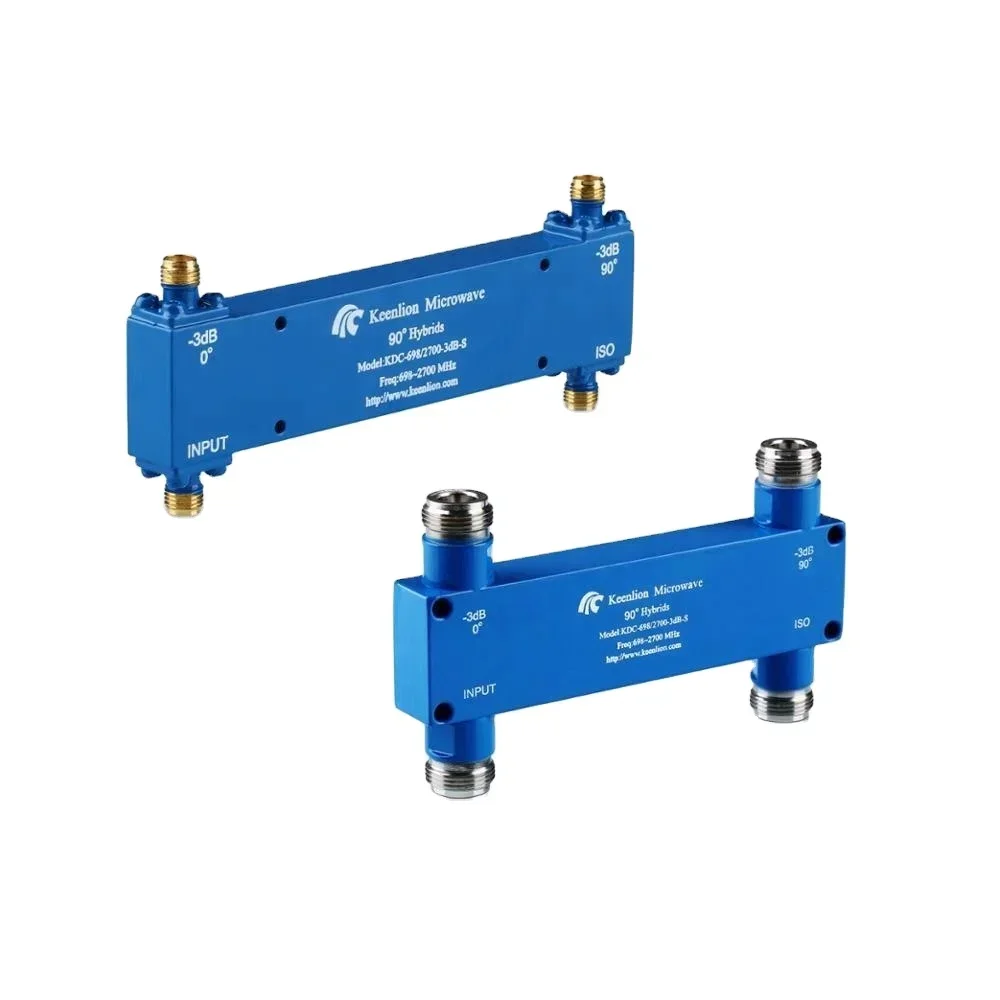 698MHz-2700MHz 90 Degree 3dB Hybrid Coupler