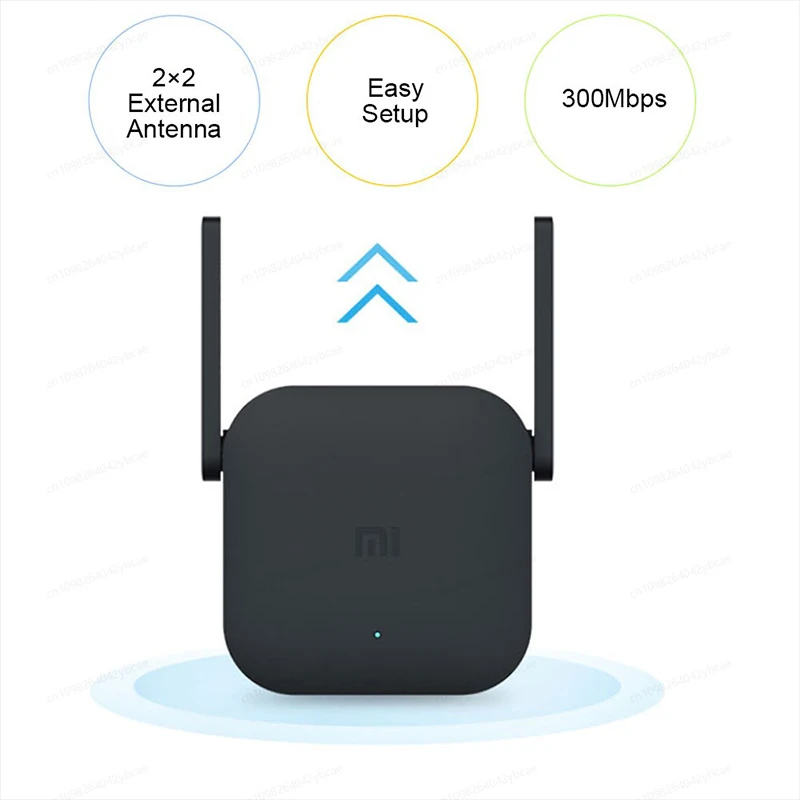 XIAOMI MIJIA nouvel amplificateur WiFi Pro, 300M 2.4G répéteur d'extension de réseau prolongateur de puissance Roteador, 2 antennes, pour Mi routeur Wi-Fi