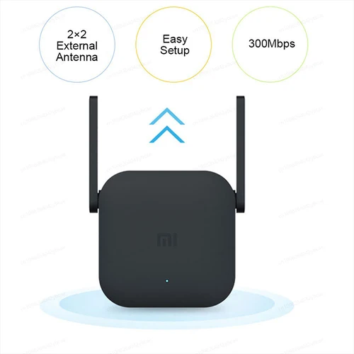 Imagen 2 del producto XIAOMI MIJIA nuevo amplificador WiFi Pro, 300M 2,4G expansor de red repetidor extensor de potencia Roteador, 2 antenas, para Mi Router Wi-Fi