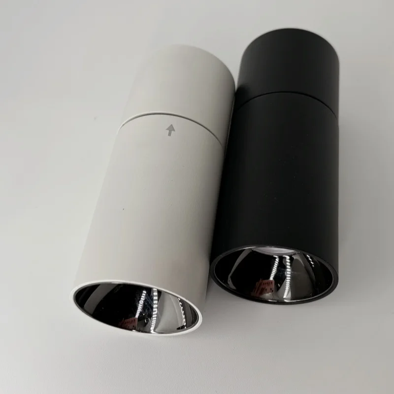 Imagem -03 - Folding Surface Mounted Spot Light sem Abertura Requintado Teto Cob Tube Light 355 ° Rotating