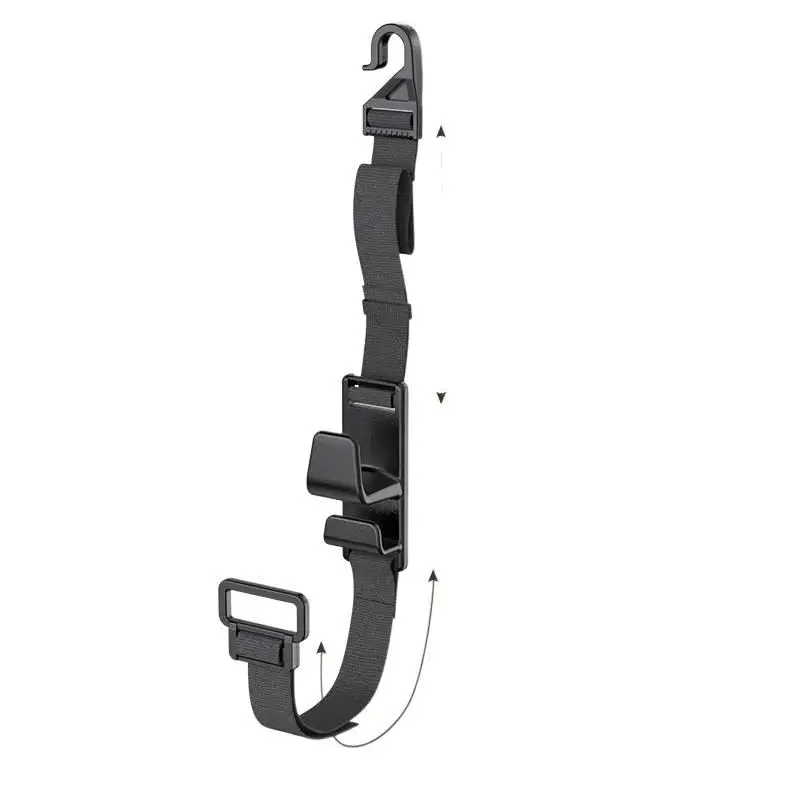 

Car Seat Hook Back Multifunctional Rear Headrest Hook Practical Adjustable Length