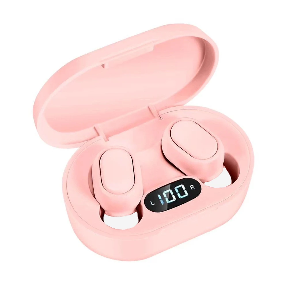 E7S TWS Draadloze hoofdtelefoon Bluetooth-oortelefoonbediening Sportheadset Waterdichte microfoon Muziekoortelefoon Werk op alle smartphones