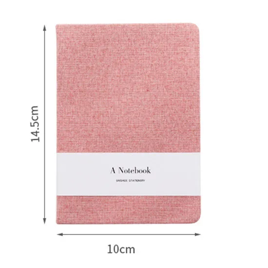 Student's Simple Solid Color Notebook Cloth Surface Literature and Art Small Fresh Hand Account Diary
