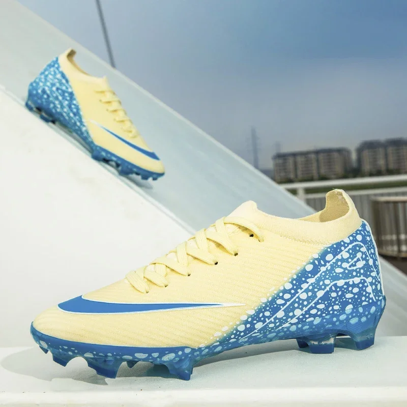 נעלי כדורגל מקצועיות חדשות החברה tf/fg כדורגל כדורגל חיצוני ילדים מגפי כדורגל ספורט נוח zapatos de futbol