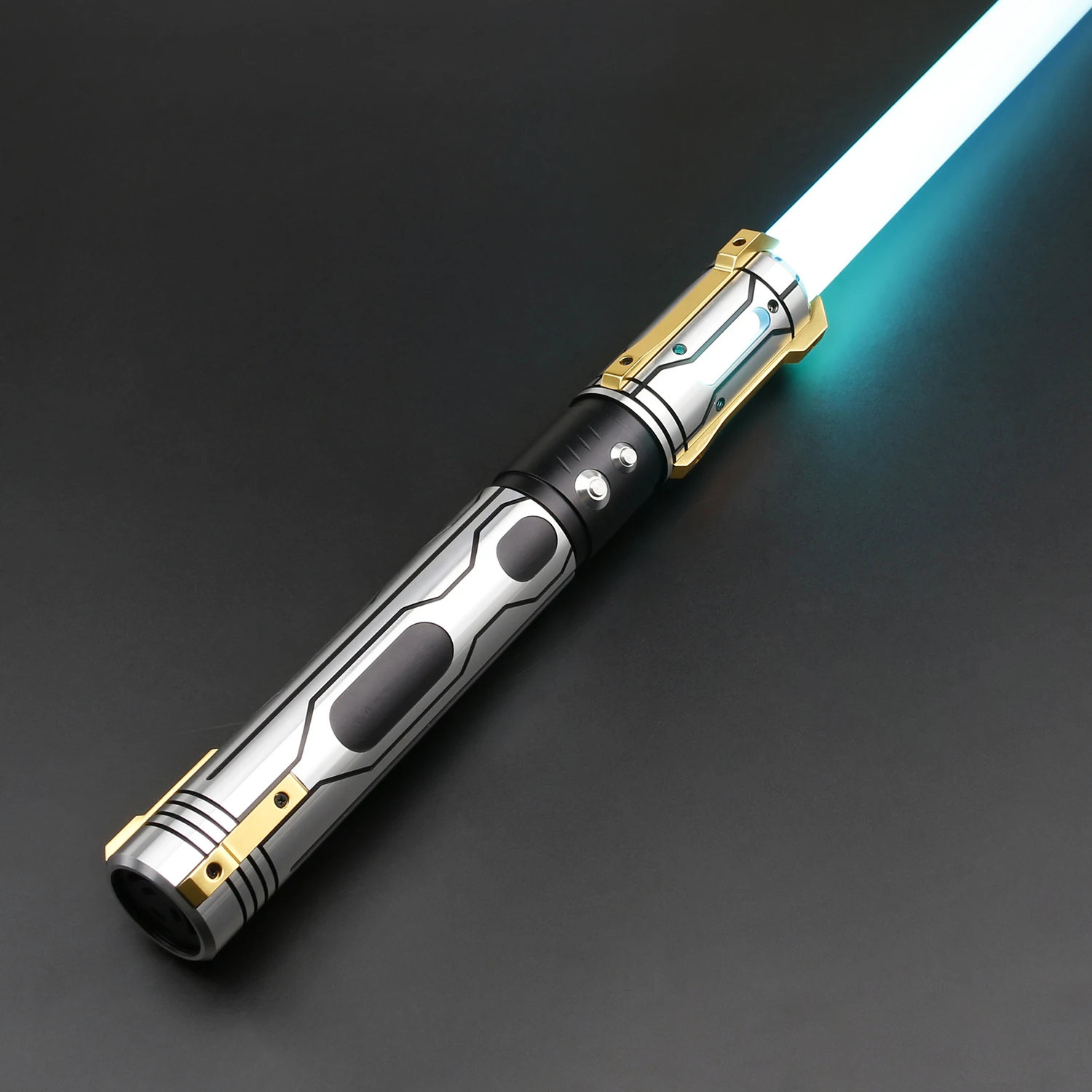 TXQSABER Ghost High Quality Lightsaber Metal Hilt Smooth Swing Heavy Dueling RGB Laser Sword 12 Colors Change Cosplay Gift