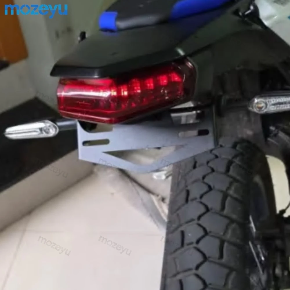 

Motorcycle Rear License Plate Holder Bracket with Light Tail Tidy Fender Eliminator For Yamaha XT700Z Tenere 700 2019-2025 2026