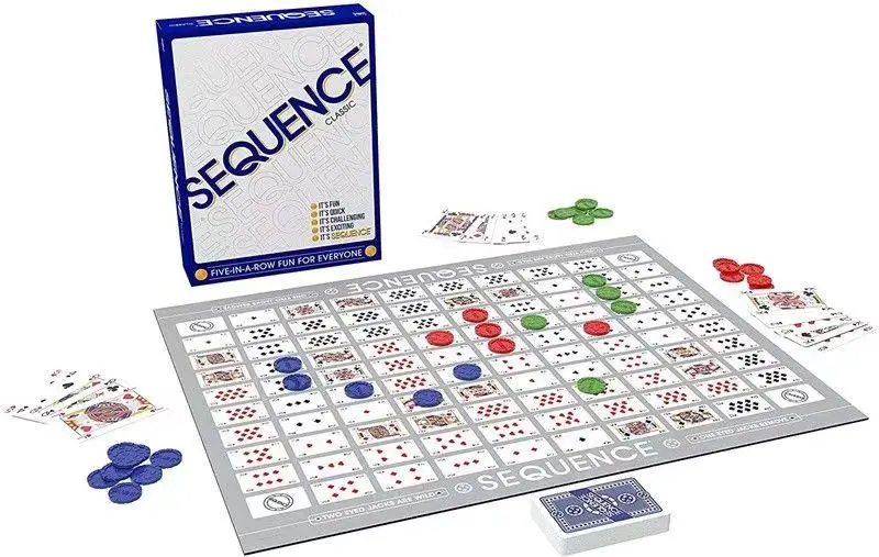 Sequence in a Tin - Jax, White, 2-12 players