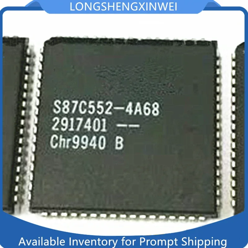 1PCS S87C552-4A68 S87C552-5A68 PLCC68 NEW