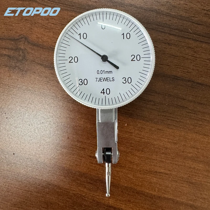 ETOPOO Extra-Großes Zifferblatt, Saphir-Uhrwerk mit 0 - 0,8 MM Hebelanzeige, Hochpräziser Indikator