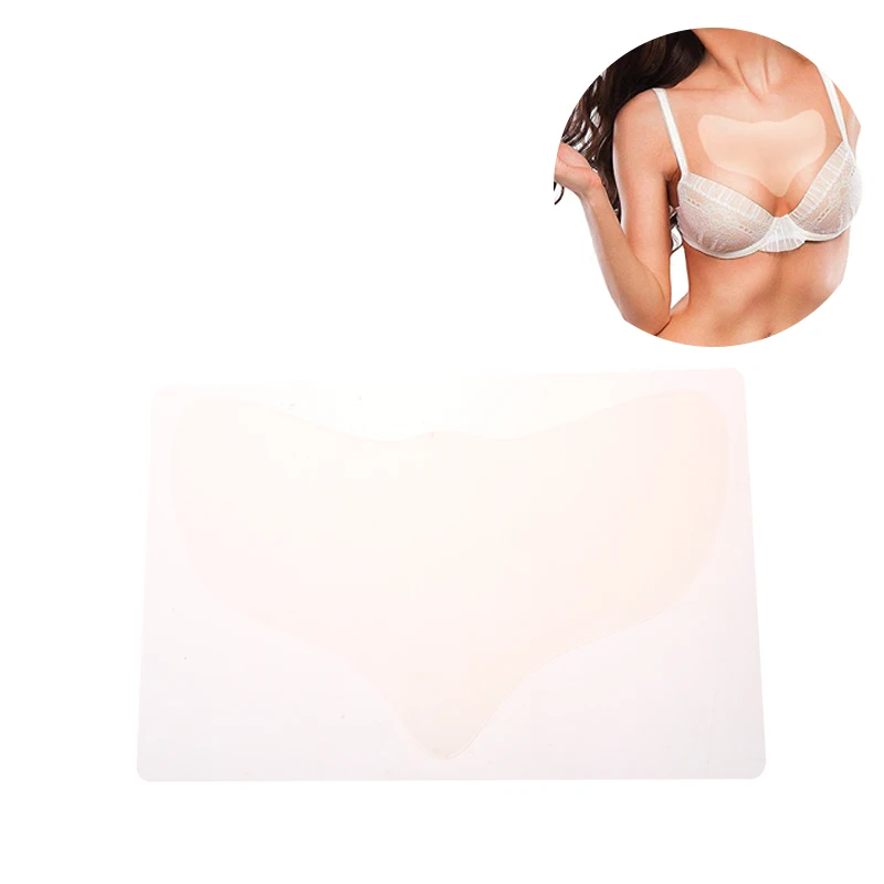 Silicone Transparent Removal Patch Reusable Anti Wrinkle Chest Pad Face Skin Care Anti Aging Breast Lifting Chest Patch Flesh
