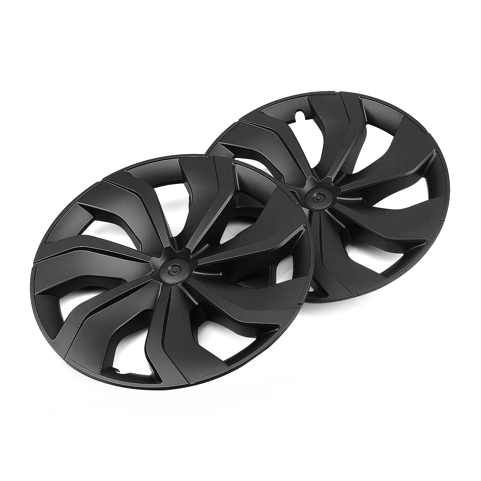 4pcs 19" Car Huncaps For Model Y 2020 2021 2022 2023 2024 Matte Black Wheel Hubcap Hub Cap Rim Cover