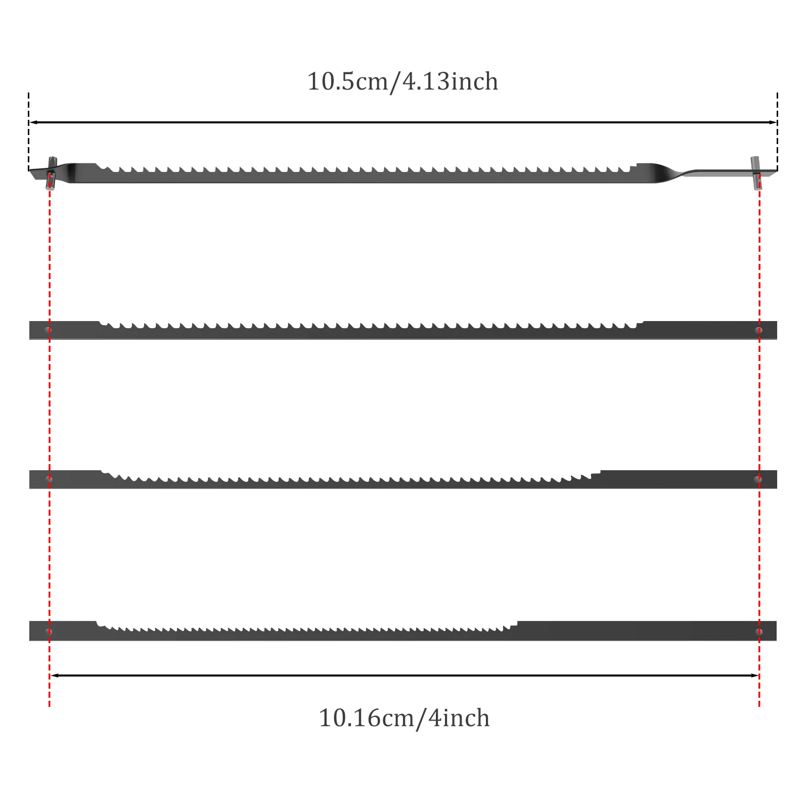 64Pack Scroll Saw Blades 4 Inch High Carbon Steel Wood Cutting Blade Pin End Replacement Attachment Versatile Pin End Scroll Saw