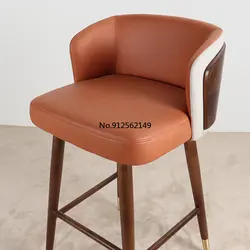 Nordic moderne minimalistischen hause barchairs kreative massivholz zurück hohe hocker freizeit sillas para barras высокие стулья для кухни