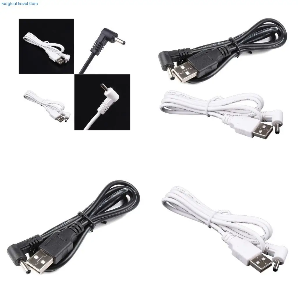 N2UB USB to for DC 5V 3.5mmx1.35mm Adapter Power Cable for Lights Radiators Fan