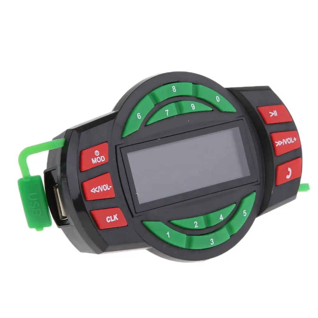 

Bluetooth Motorcycle Sound System FM Stereo Waterproof AMP Speaker MP3 USB SD Player for Motorbike Scooter