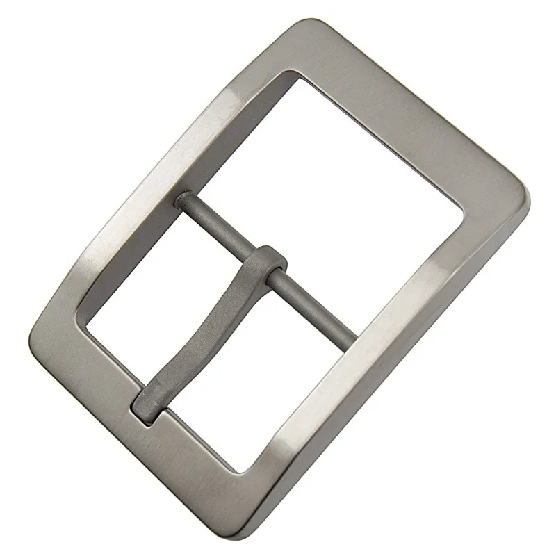 35/40 مللي متر التيتانيوم النقي دبوس مشبك الجليد زهرة حزام الرأس-التيتانيوم معدن الجلد ودية غير قابل للصدأ الرجال الترفيه موضة حزام مشبك