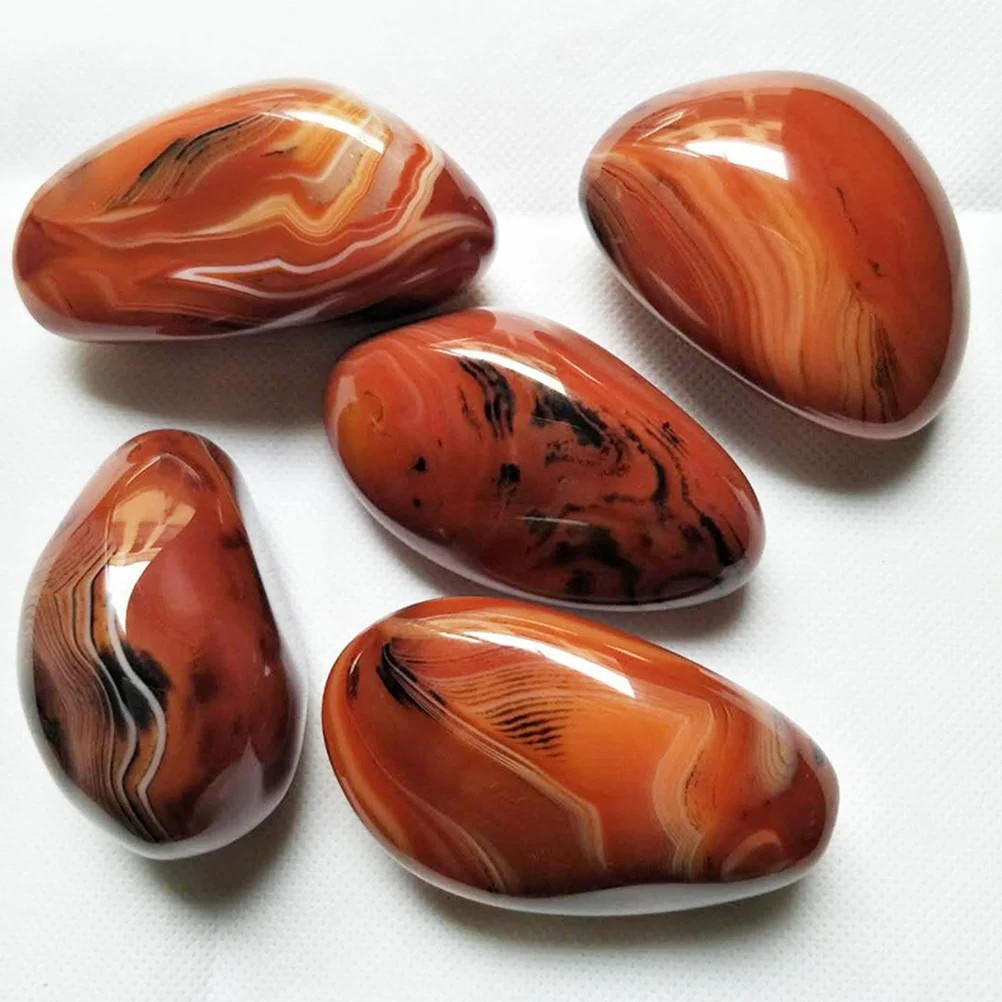

Agate Stones Natural H Carved Sardonyx Pebbles for Healing Meditation Relaxation Crystal Crafts Home Decor