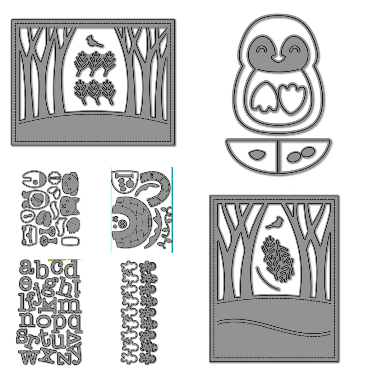 2026 New Gingerbread Border Dies Metal Cutting Dies DIY Craft Making Greeting Card Scrapbooking Decoration Embossing Template