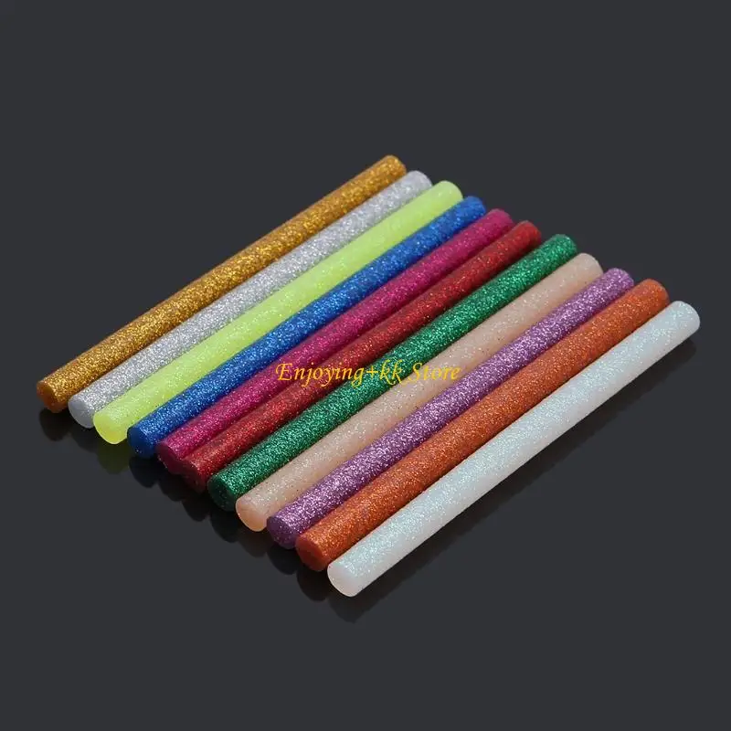 Q1JB 11PCS Hot Melt Geglue Mezcla Mezcla Color Viscosidad Viscosidad DIY Craft Herramientas reparación juguetes