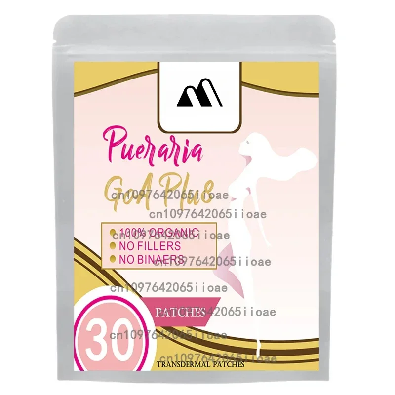 

30-пластыри Pueraria Mirifica Transdermal Patch, с Aauaje, Saw Palmetto, Wild Yam, для увеличения ягодиц