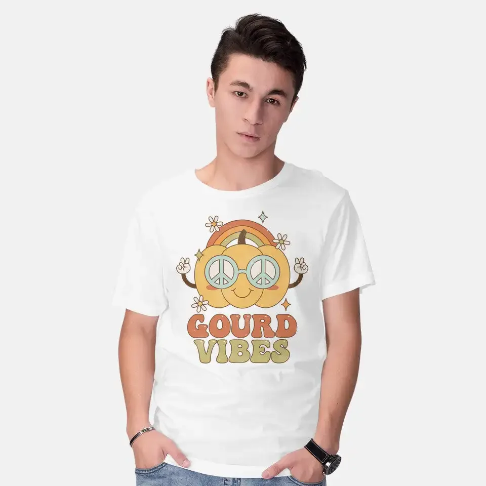 Gourd Vibes Only Anime Graphic T-shirts for Men Clothing Women Short Sleeve Tees Y2K tops New Arrival Unisex Summer