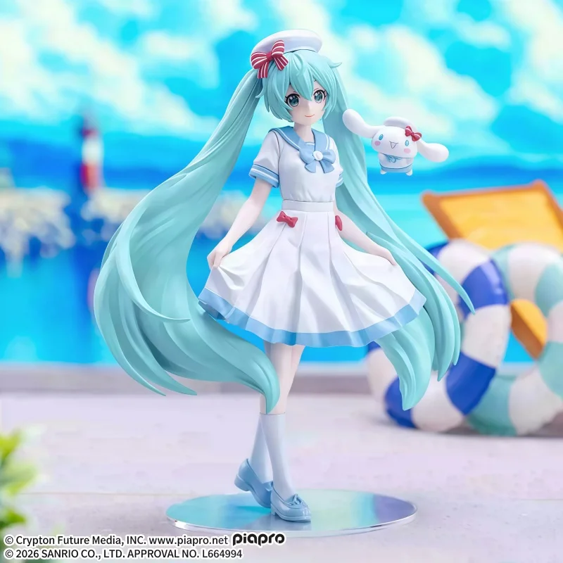 オリジナル本物のセガ初音ミクアニメミク-xstellar-夏アクションフィギュアおもちゃ-pvc-モデルフィギュアーツコレクション装​​飾