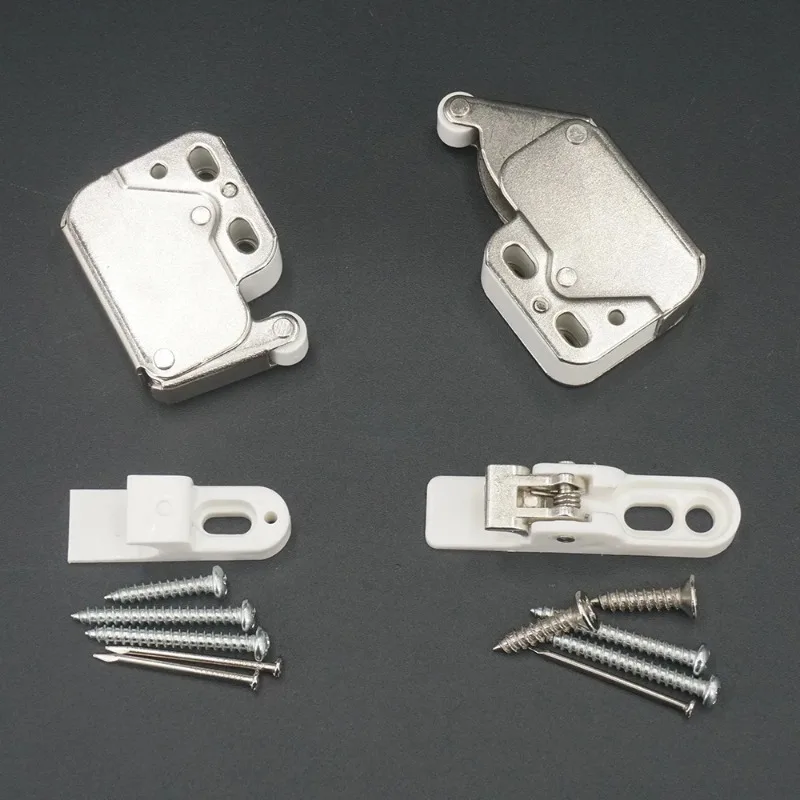 5/2/1 Sets Mini Latch Touch Latch Spring Push to Open Catch For Cabinet Handle-Less Doors