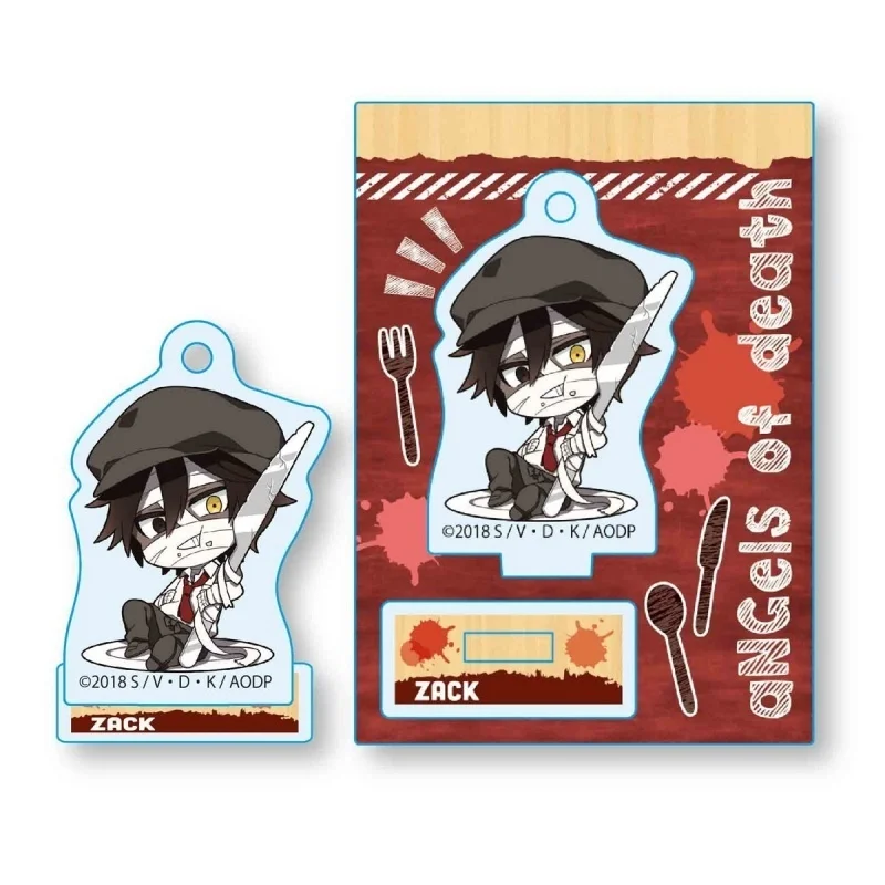 Angels of Death  Isaac·Foster Gochi-chara Acrylic Figure Stand Model Plate Ornament Animation Peripheral 10cm Keychains