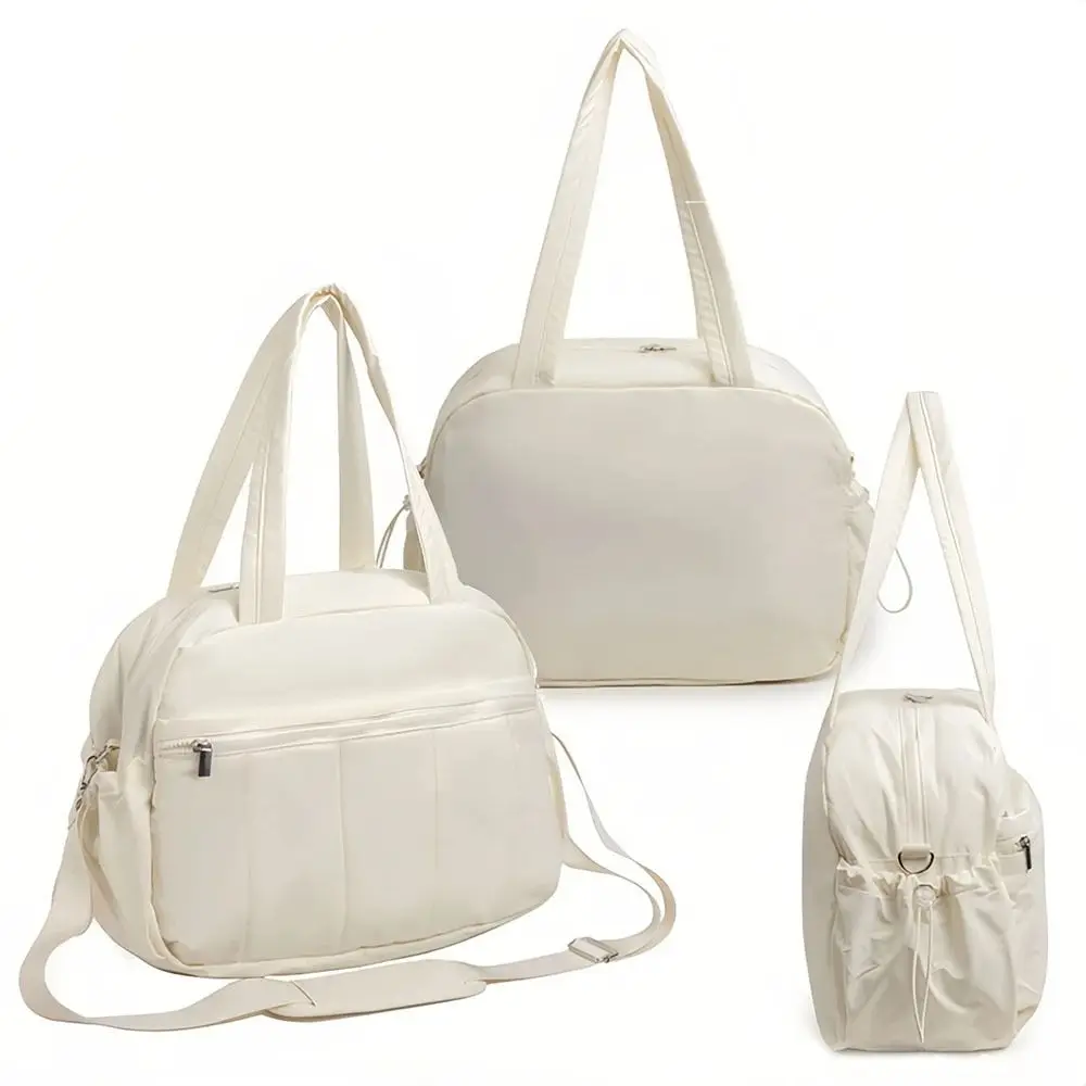 حقيبة سفر ذات سعة كبيرة من القماش الخشن على شكل سحابة مقاومة للماء حقيبة سفر خفيفة الوزن وفصل جاف ورطب #4