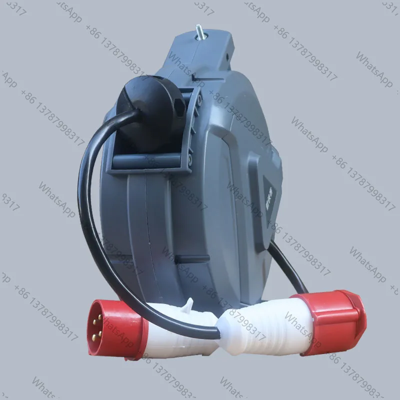 Electric drum 380 automatic contraction wire reel, three-phase item four 4-core power wire reel