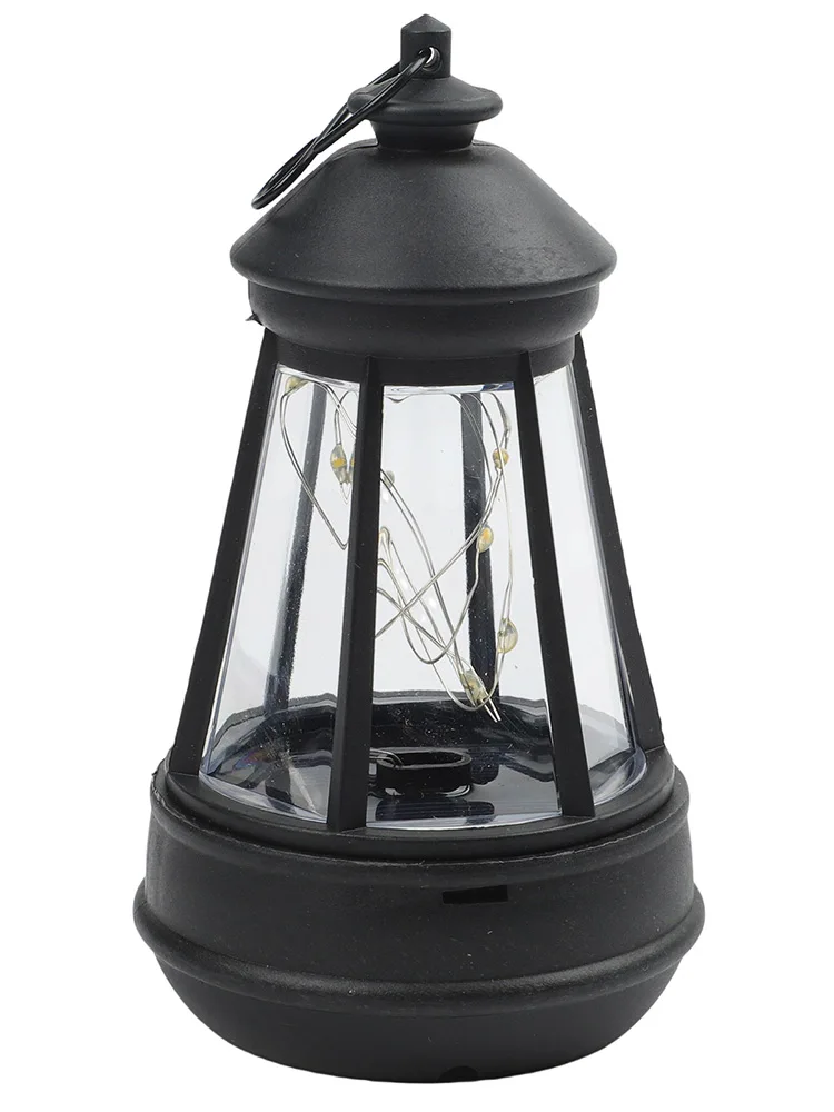 Rechargeable Solar Lantern with 2V 40MA Solar Panel for Continuous Lighting in Yards Gardens Patios and Balconies