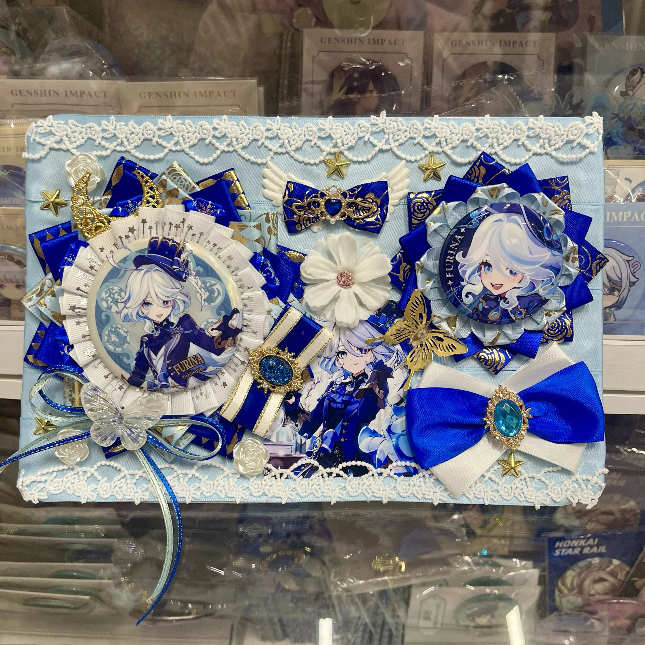 Genshin Impact Furina Focalors Hydro Archon animation derivative itabag finished product crossbody bag birthday gift
