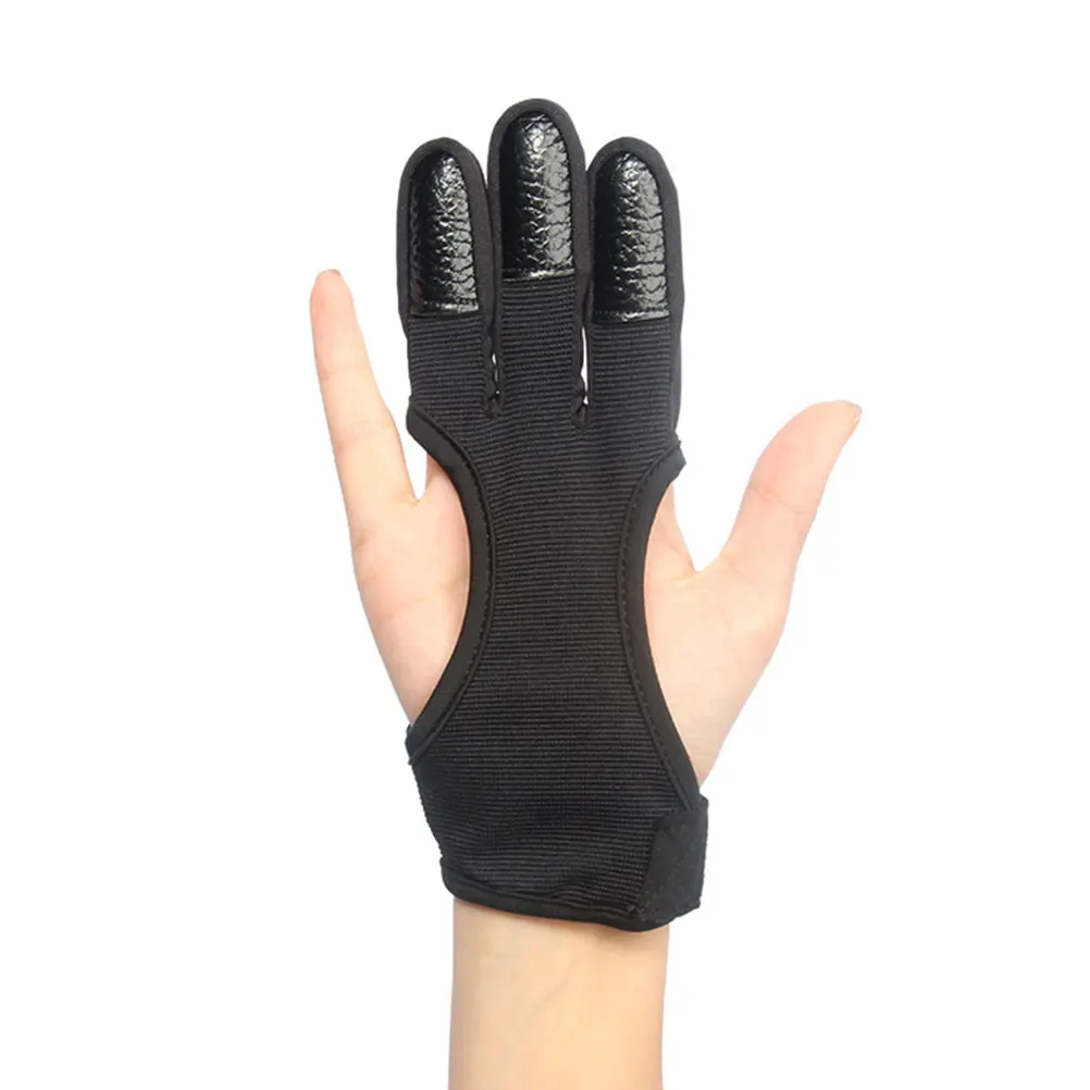 

Adjustable Finger Protector Wrist Guard Portable Gloves Wear-Resistant Durable Hunting Accessory Recurve