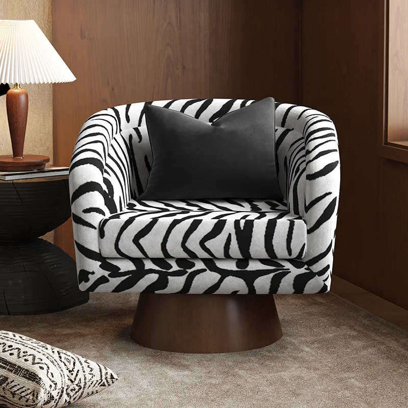 

Leisure chair Single sofa chair Designer living room Balcony Leisure sofa can be rotated