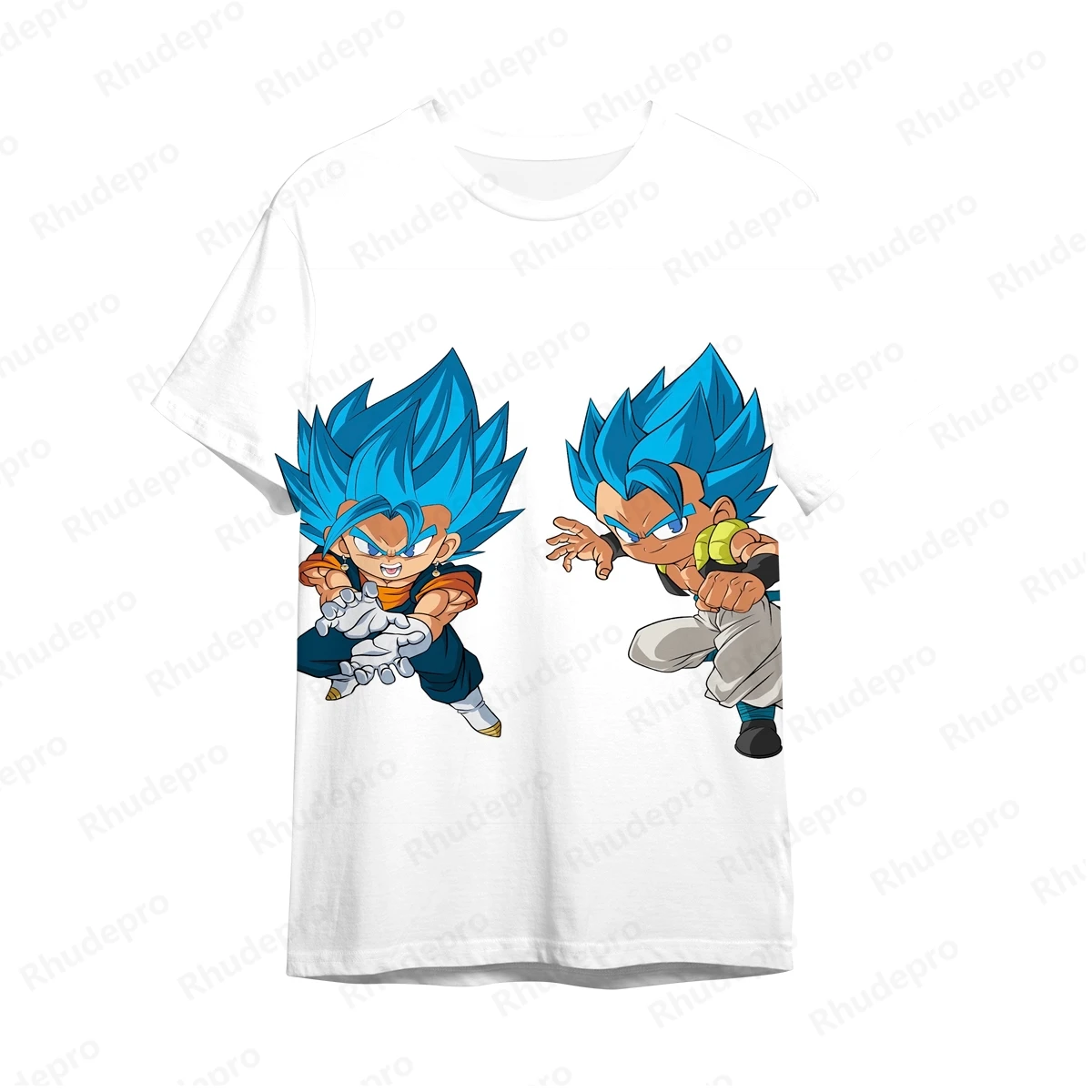 T-Shirt pour Homme et Fille, Style Hip Hop, Goku, Dragon Ball, Anime, Y2k, 5XL, Mode Harajuku, Tendance, Super Saiya