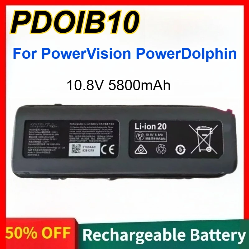 PDOIB10 10.8V 5800mAh Lithium Battery for PowerVision PowerDolphin Water Drone Rechargeable Battery