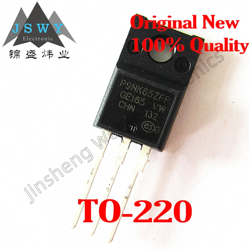 10PCS STP9NK65ZFP STP9NK65 P9NK65ZFP in-line FET TO-220F 100% new genuine free product