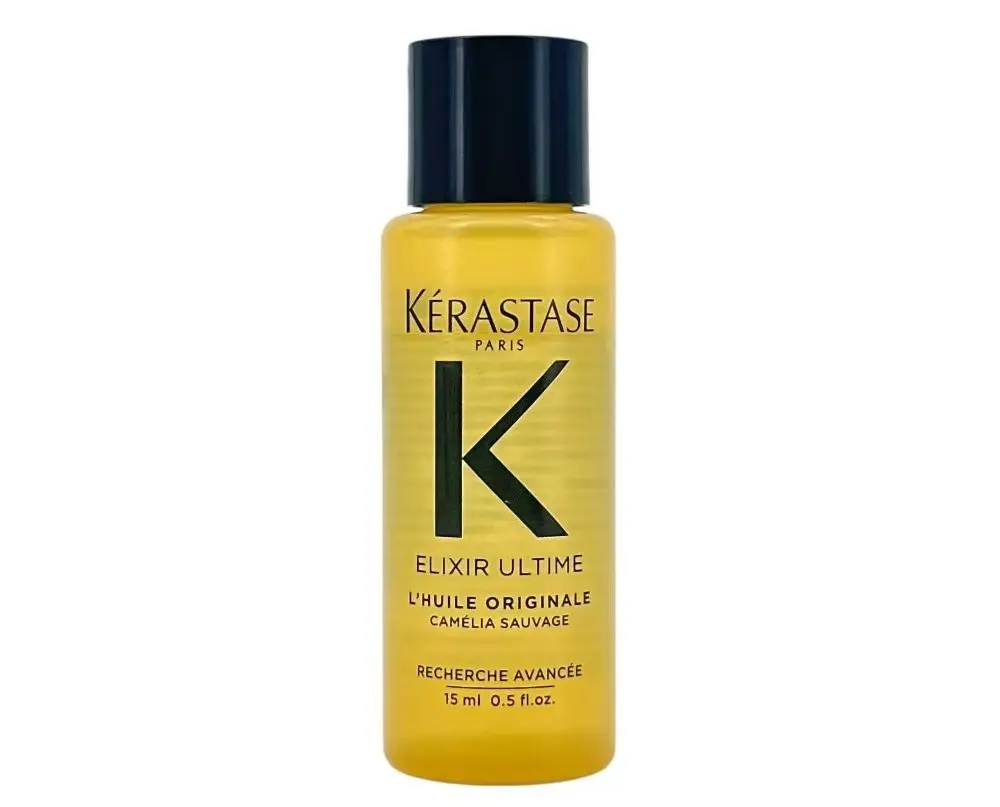 Kerastase Elixir Ultime Camellia Hair Oil 15ml, Original Hair Serum for Women/Men, Hair Care Treatment