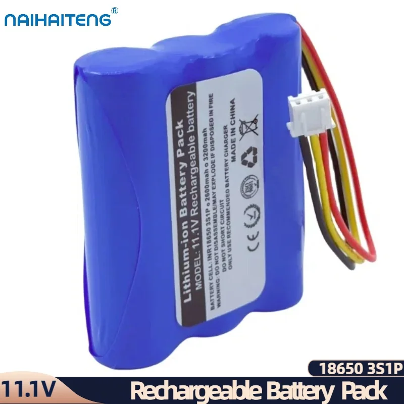 11.1V 10.8V 2600mAh 3200mAh 18650 Li-ion Rechargeable Battery Pack For DOCKIN D Fine 50W HiFi Bluetooth Speaker Backup Wholesale