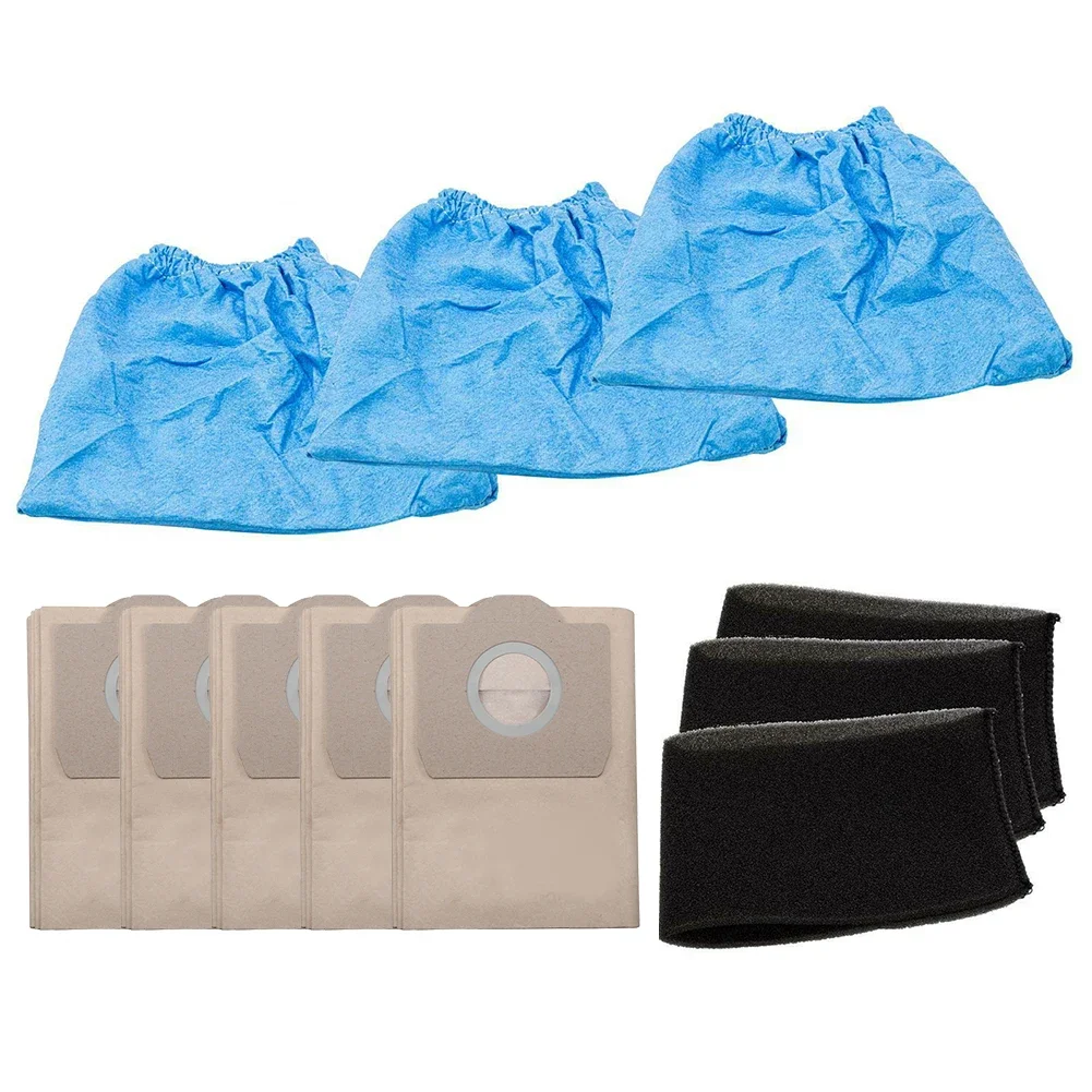Conjunto de filtro de saco de pó adequado para aspirador de pó molhado e seco einhell TC-VC 1800 suprimentos domésticos peças de vácuo de limpeza