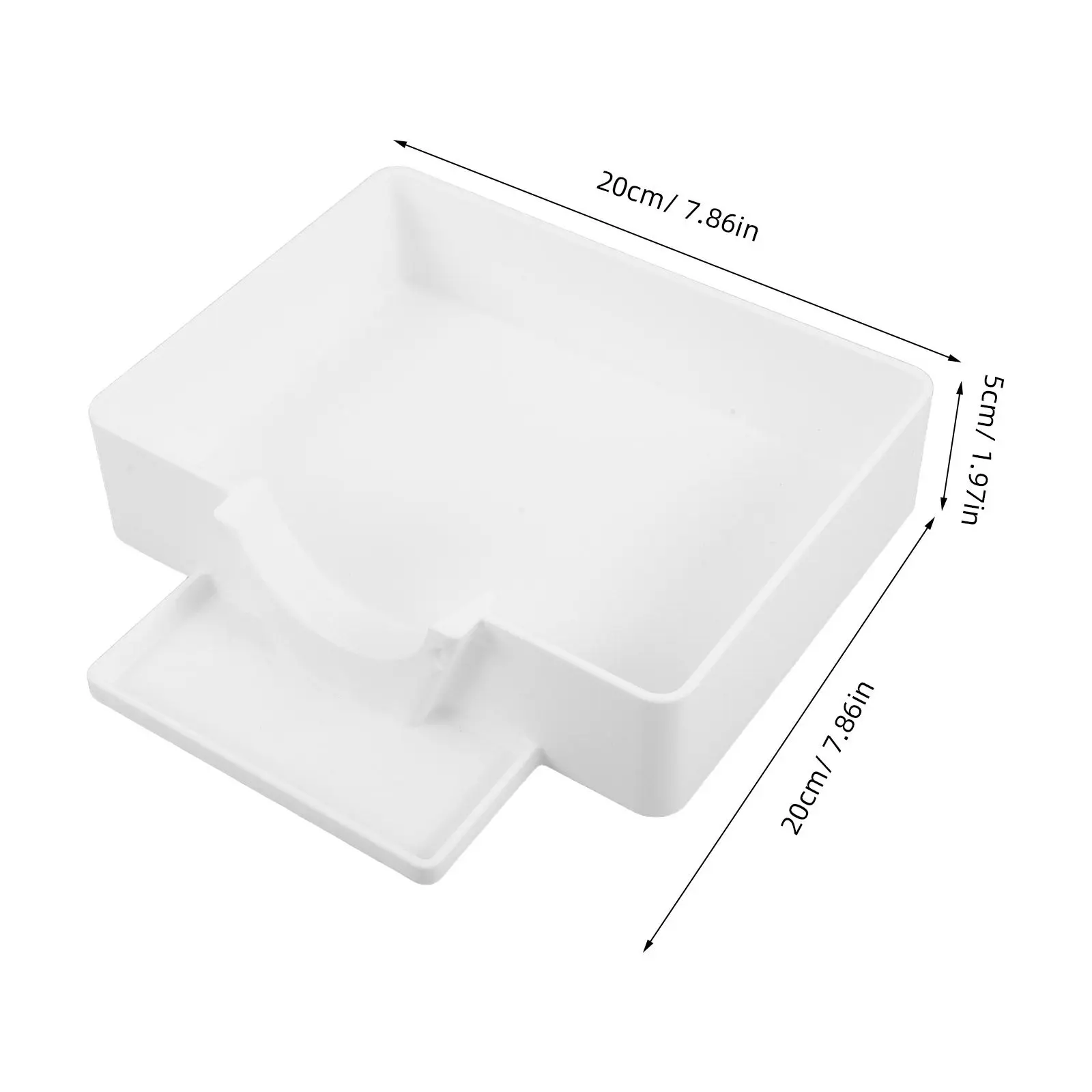Washing Machine Drip Pan White Plastic Water Leak Catch Tray Hose Guide Storage Laundry Room Appliances Stable ABS Prevent