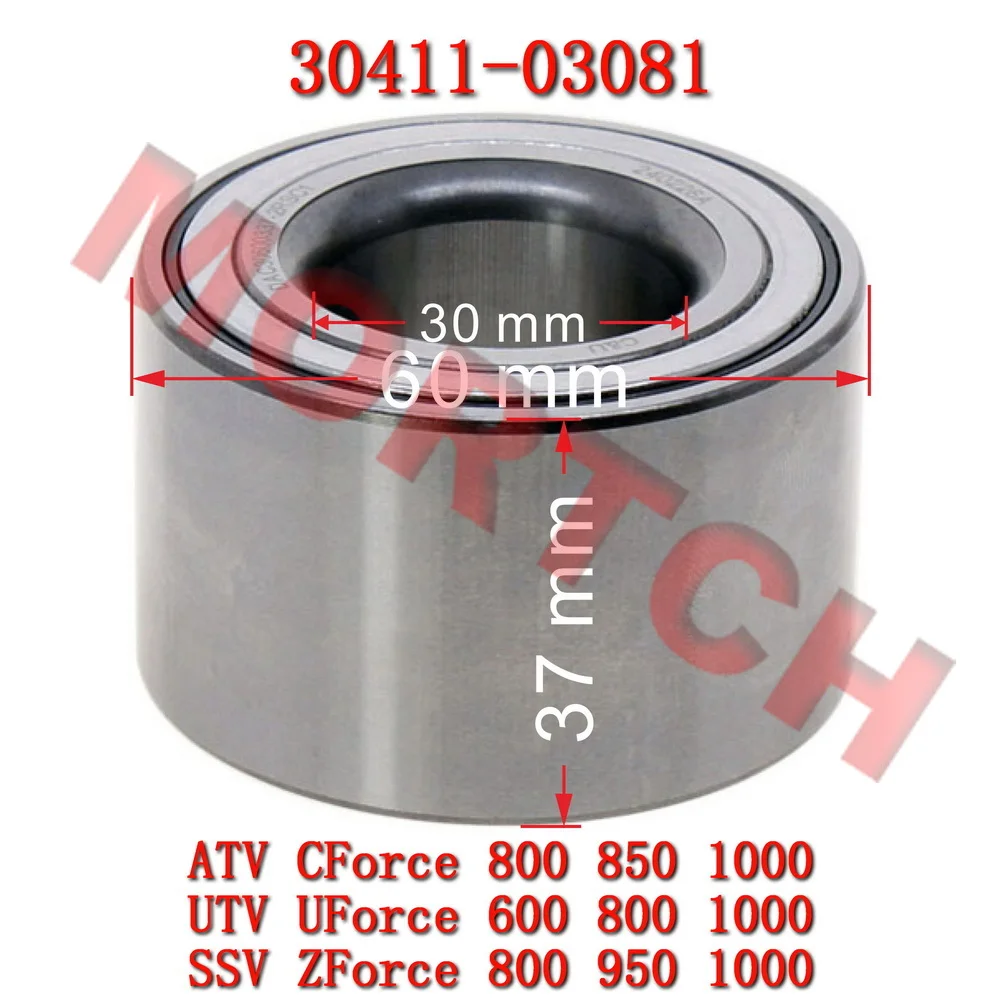 

Wheel Hub Bearing 30411-03081 For CFmoto ATV CF800 800XC 850XC UTV SSV CF1000 CForce 950 1000 ZForce 1000EX Uforce 600 U600